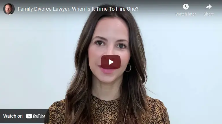 Family Divorce Lawyer - When Is It Time To Hire One